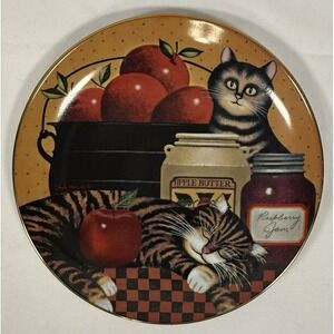 Bradford Exchange Collector Plate Multicolor Wysocki Apple of My Eye Cat